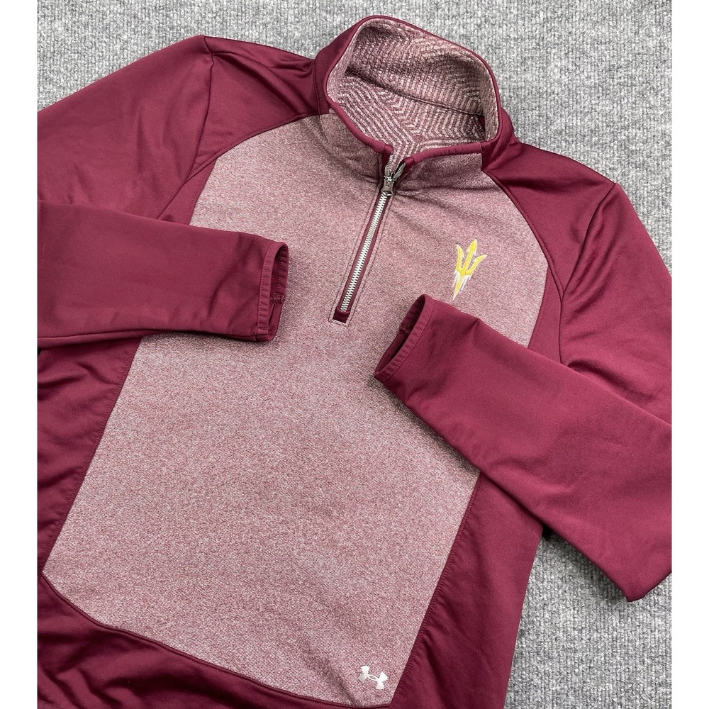 Under Armour‎ Pullover Men's M Arizona State Sun Devils Team Issue 1/4 Zip